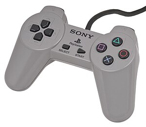An original Sony PlayStation controller