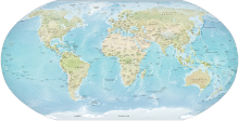 Map of the Earth Physical World Map.svg