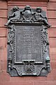 Plaque identifiant le lieu de la première assemblée du Parlement de Frankfurt.