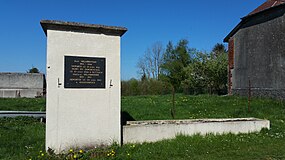 Plaque commémorative de Sommauthe, (Ardennes, France)