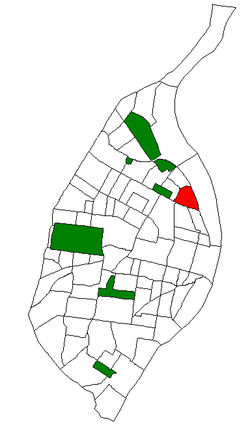 Location of Hyde Park within St. Louis