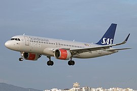 스칸디나비아 항공의 에어버스 A320neo