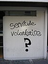 Graffite em Gênova 2007 "Servidão voluntária?"