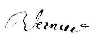 signature de Théodore Vernier