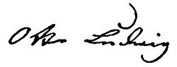 Otto Ludwigs signatur