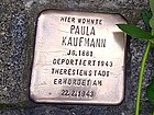 Stolperstein Paula Kaufmann