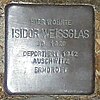 Stolperstein für Isidor Weissglas