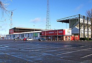 English: Swindon Town Football Club ground at ...