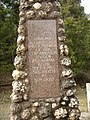 Inscription on marker