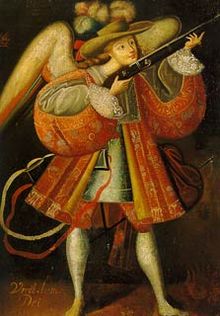 Archangel Uranus, anonymous, Cuzco School 18th century Warriorangel.jpg