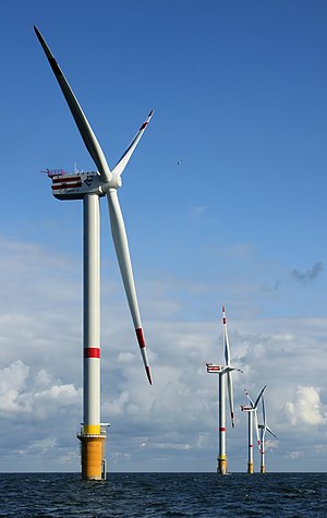 The natural resource of wind powers these 5MW ...