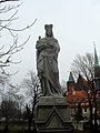 Statue i katedralen i Wroclaw
