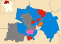 2011 results map