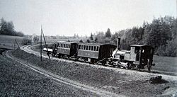 D Üetlibergbahn, um 1910