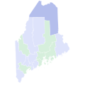 Results for the 2020 Maine Democratic presidential primary by county.