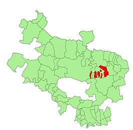 Kaart van Iruraiz-Gauna