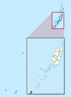 Vị trí Angaur tại Palau