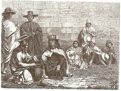 Atacamové (v popředí) a Ajmarové (obrázek z roku 1875)