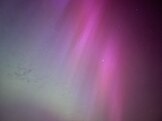 Aurora borealis seen from southern England