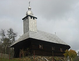 Wooden Orthodox church in Bătrâna village