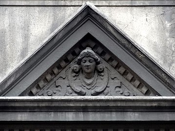 Detail of pediment