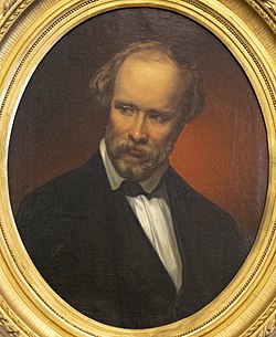 Friedrich Hebbel, Portreto fare de Carl Rahl (1851)