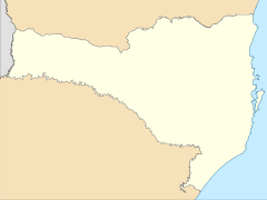 Mapa lokalizacyjna Santa Catarina