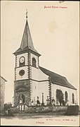 L'église (carte postale Adolphe Weick).