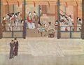 Image 33Spring Morning in the Han Palace, by Ming-era artist Qiu Ying (1494–1552 AD) (from History of painting)