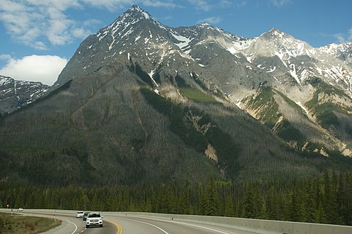 Chancellor Peak seen from Highway 1