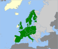 Distribution of Lactarius lilacinus.svg