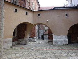 Die Rote Linie markiert die Umrisse der Gereonskirche