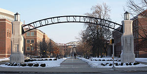 English: Entrance to the Engineering Mall at P...