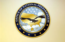 Federal Emergency Management Agency logo FEMA - 7797 - Photograph by Jocelyn Augustino taken on 03-12-2003 in District of Columbia.jpg