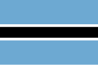 Botswanas flagga