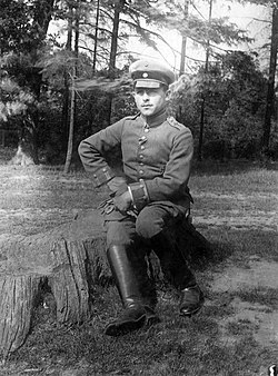Фриц Бекхардт в 1918 году