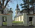 Kirchhofsmauer mit zwei Portalen (Einzeldenkmal zu ID-Nr. 09304065)