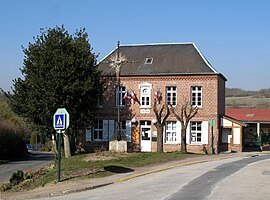 The town hall in Havernas