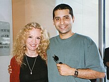 Mills and Firdous Bamji in 1997 Hayley Mills and Firdous Bamji at the Kennedy Center, Washington D.jpg