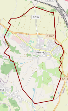 Heyrieux - Localizazion