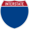 Interstate route marker