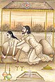 Kama Sutra – A Mughal couple performing doggy-style