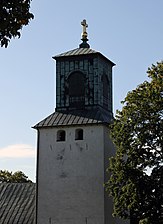 Kyrktornet Spånga kyrka.