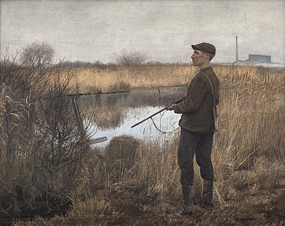 Jægeren i mosen, 1909