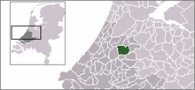 Situo de la municipo Alphen aan den Rijn