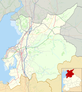 Hawthornthwaite Fell is located in the City of Lancaster district