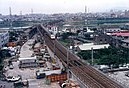 台北铁路地下化万板专案工程期间，“新店溪桥”南北两端小幅度改线，另筑临时轨便线桥及引道。