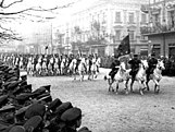 Soviet military parade in Lviv, 1939