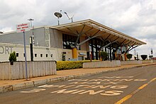 Entry to the main lounge of Eldoret International Airport Main lounge at Eldoret International Airport.jpg