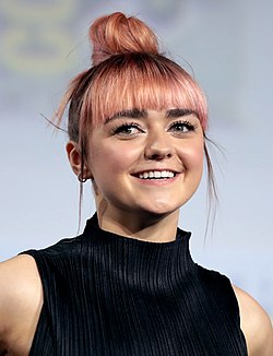 Maisie Williams Comic-Conissa vuonna 2019.